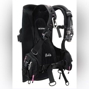 Oceanic Biolite Travel BCD Pink and Black Size Small Scuba Diving